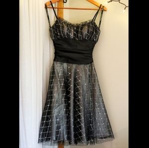 Morgan & Co. Sparkly Black Dress